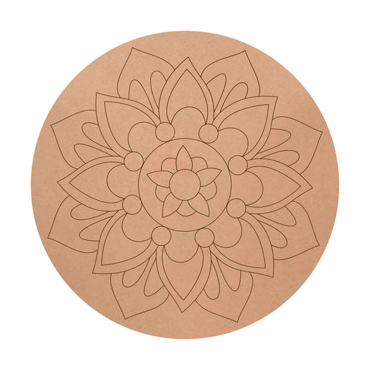 Pre Marked MDF Mandala (code -22)