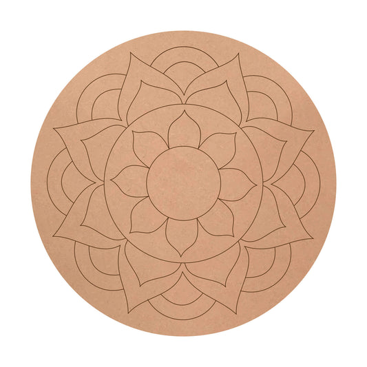 Pre Marked MDF Mandala (code -26)