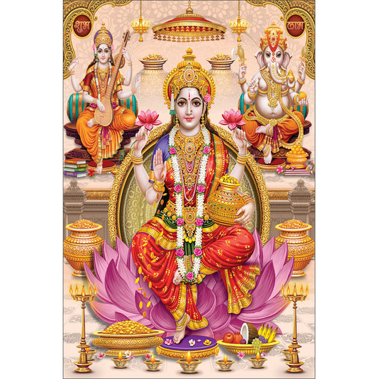Laxmiji Ganesh ji Saraswati ji 03